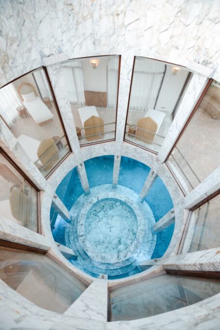 Vue sur l'espace intérieur du Palace Es Saadi