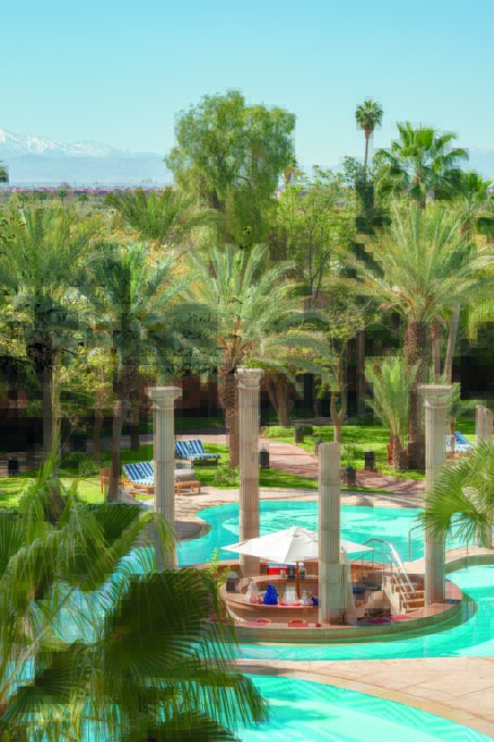 Piscines extérieures du Palace Es Saadi