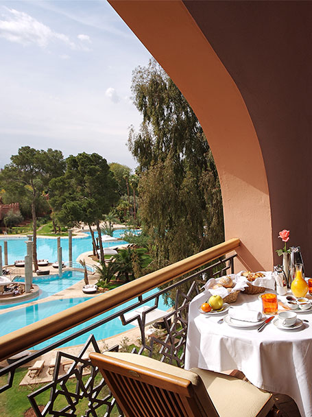 Vue extérieur depuis la suite deluxe du Palace Es Saadi