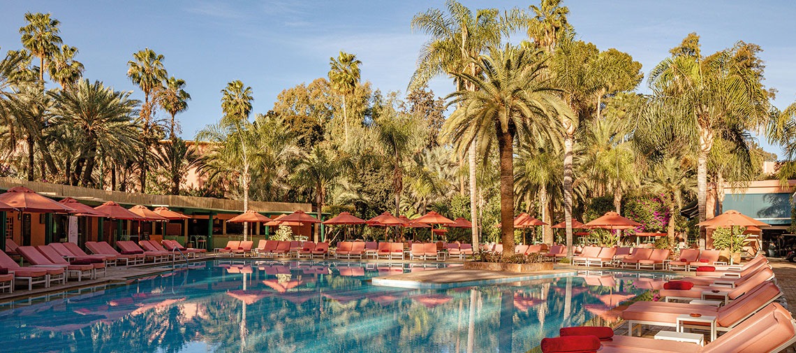 Hotel Es Saadi Marrakech - bungalow piscine