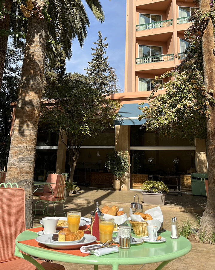 Le restaurant jardin d'hier du Es Saadi