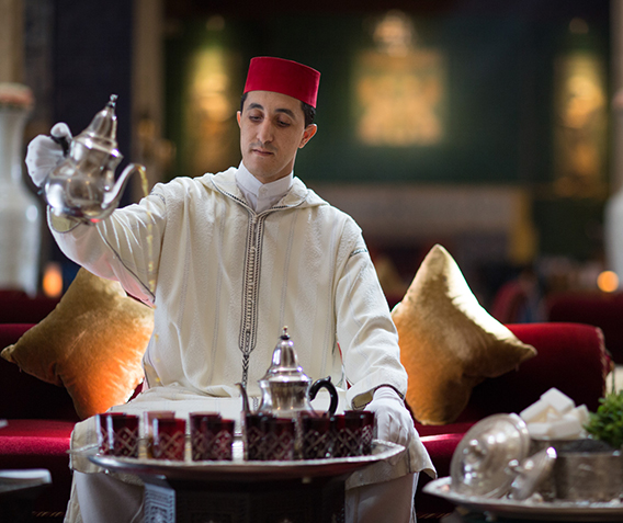 Service à thé marocain
