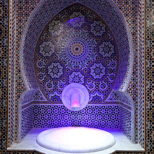 oriental thermae fontaine glace marrakech
